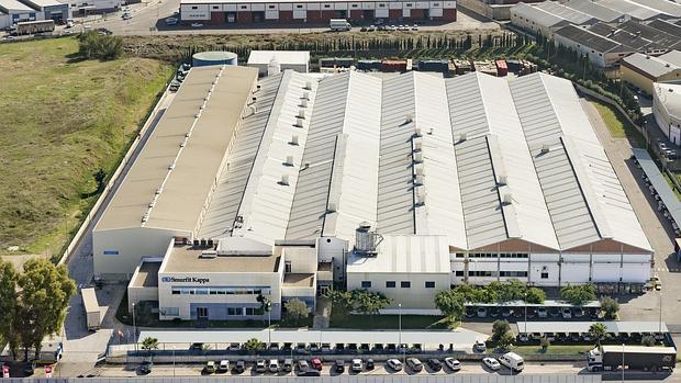 Imagen aérea de la fábrica cordobesa de Smurfit Kappa