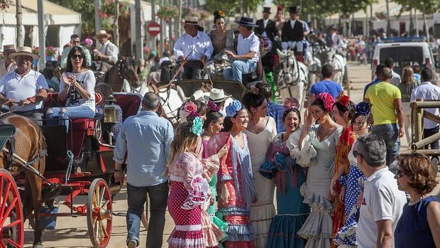 Imagen del Arenal durante el viernes de Feria