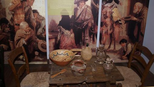 Espacio del museo dónde se recrea el modo de vida andaluz en el S.XIX