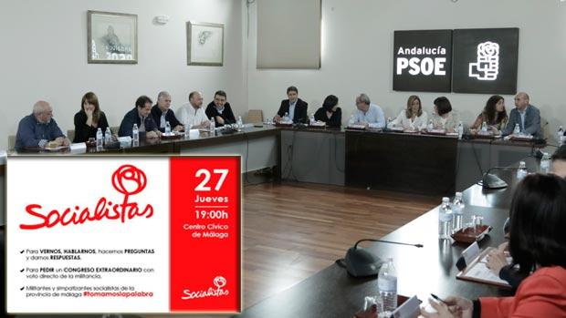 Reunión de la Ejecutiva del PSOE-A con Susana Díaz en la sede del PSOE-A