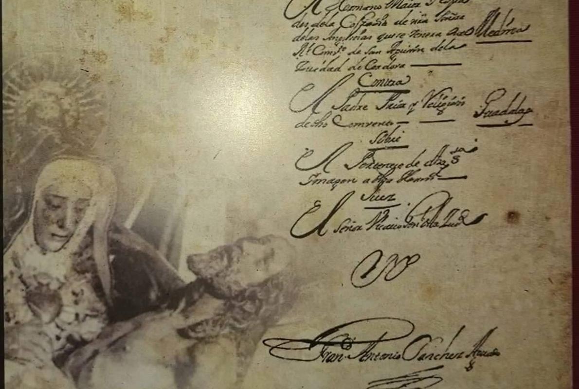 Portada del libro de la hermandad de las Angustias