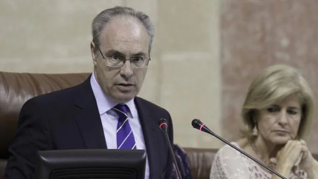 El presidente del Parlamento de Andalucía, Juan Pablo Durán