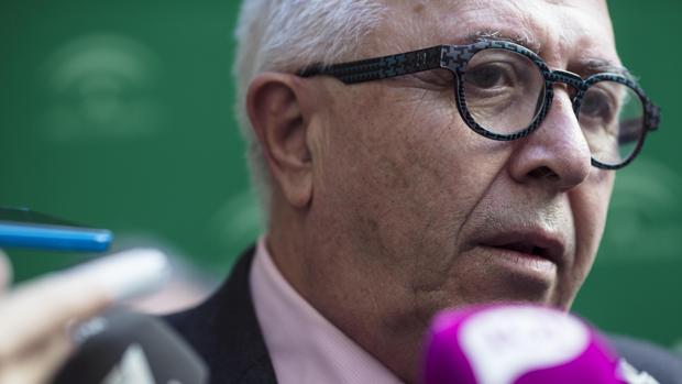 El consejero andaluz de Empleo, Empresa y Comercio, José Sánchez Maldonado