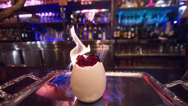 Uno de los cócteles con los que Córdoba ha querido obsequiar al equipo de «Juego de Tronos»