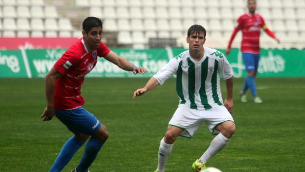 Esteve durante un partido de esta temporada