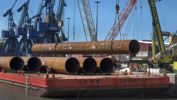 Imagen del puerto de Sevilla