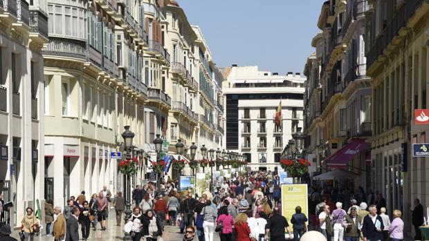 La calle Larios de Málaga