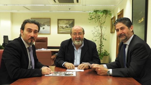 Ángel Cañadillas, Juan Miguel Luque y Miguel Aguirre