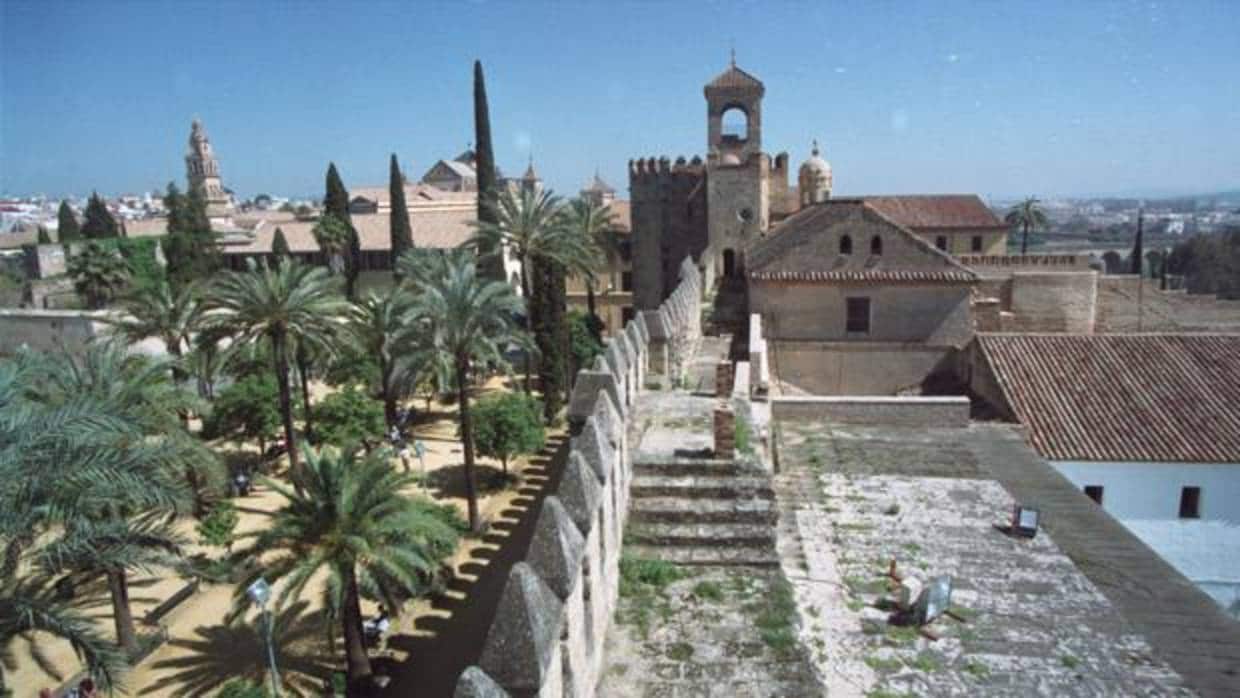 Parque del Alcázar, donde destaca el ciprés