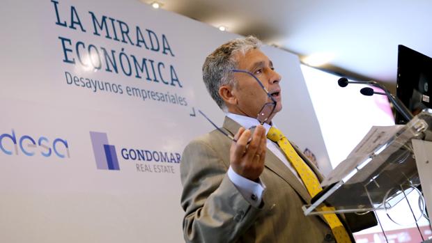 José Antonio Pérez, hoy durante su intervención en «La Mirada Económica» de ABC Córdoba