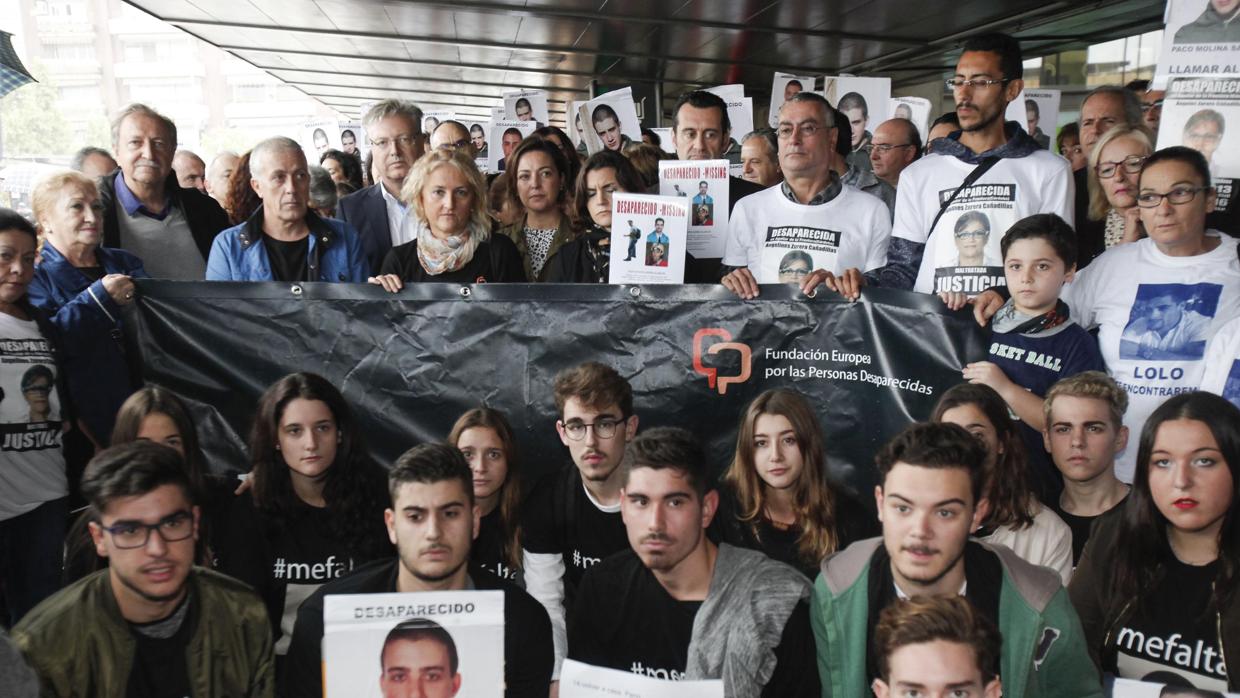 Concentración por Paco Molina durante el pasado invierno