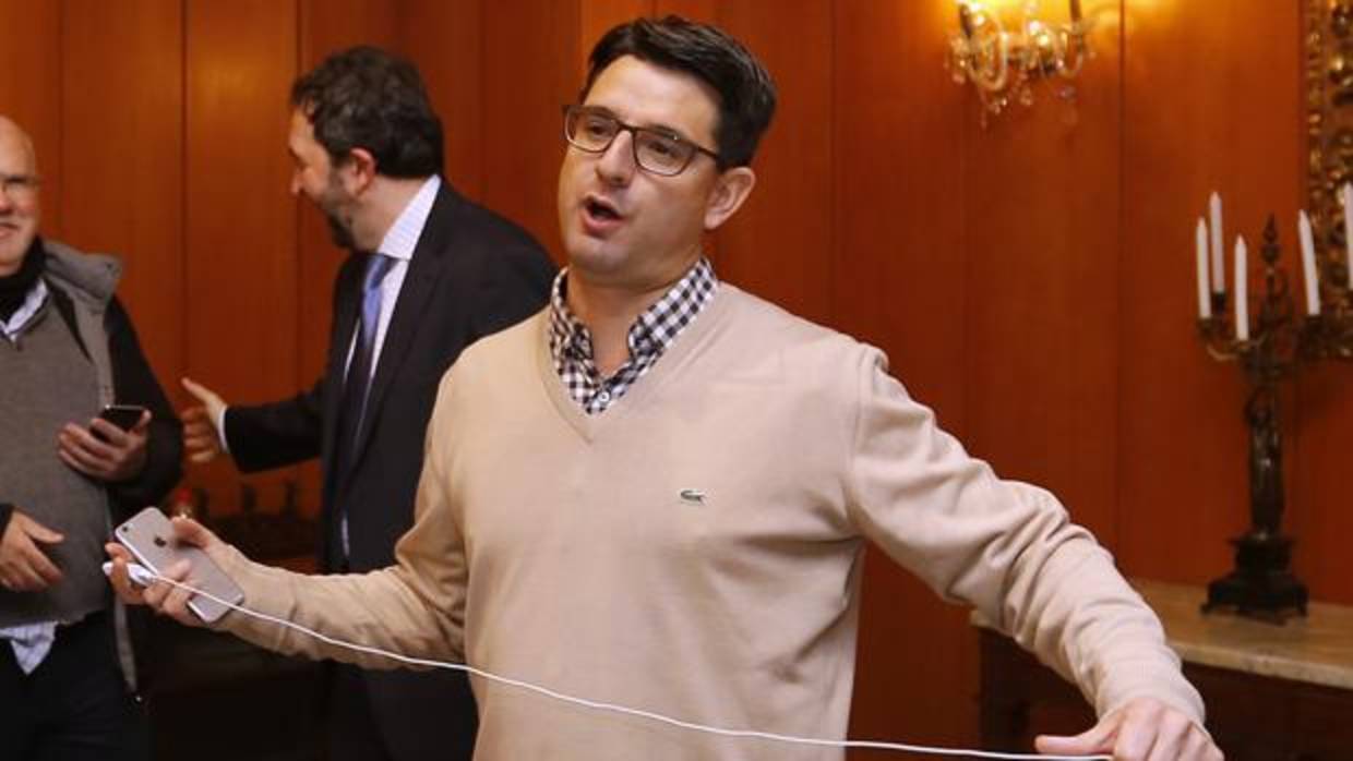 Pedro García en el Ayuntamiento