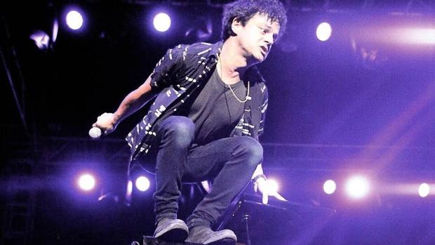 Jamie Cullum, durante su actuación en Fuengirola