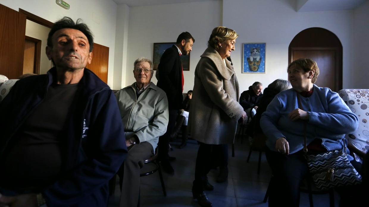 Vallecillo, en la casa de acogida Madre del Redentor