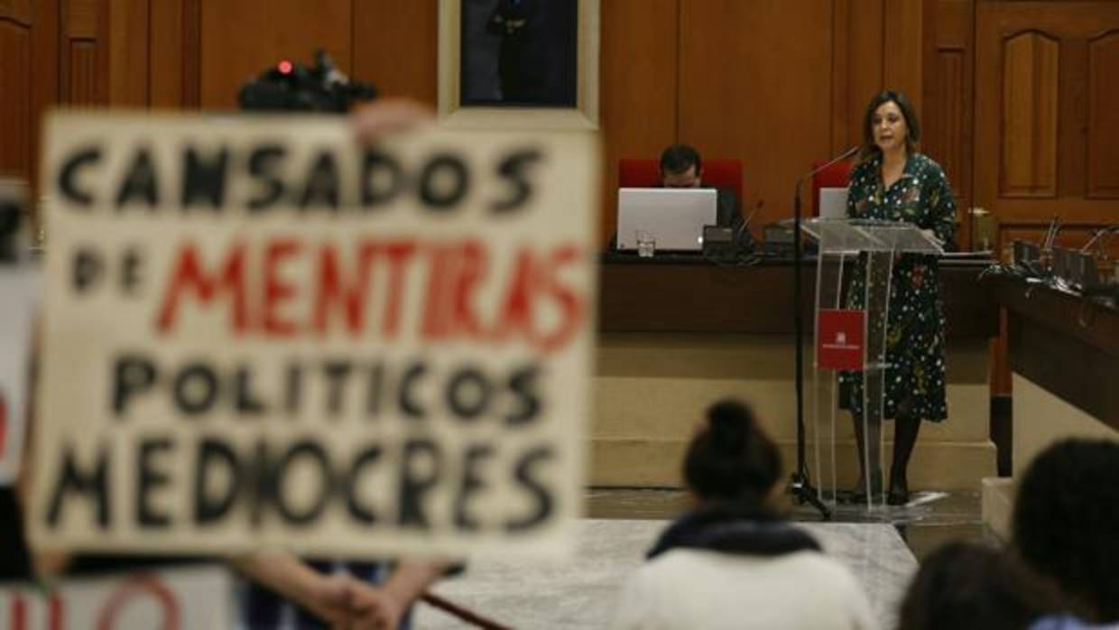 Isabel Ambrosio, en su intervención en el debate del estado de la ciudad
