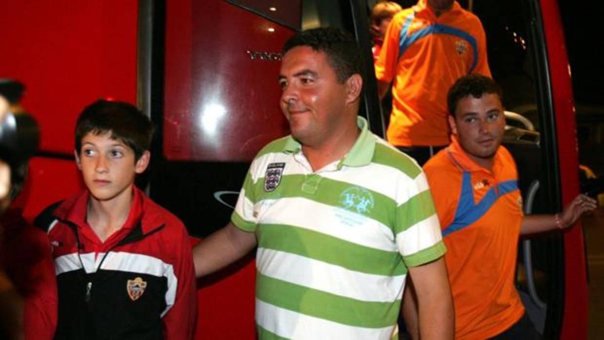 David Vizcaíno, en su etapa en el Almería