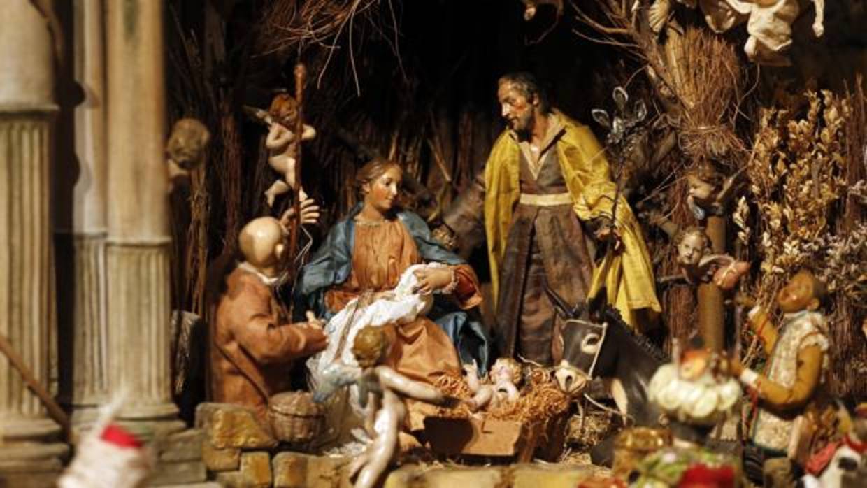 Nacimiento en el belén napolitano de la ermita de la Alegría de Córdoba