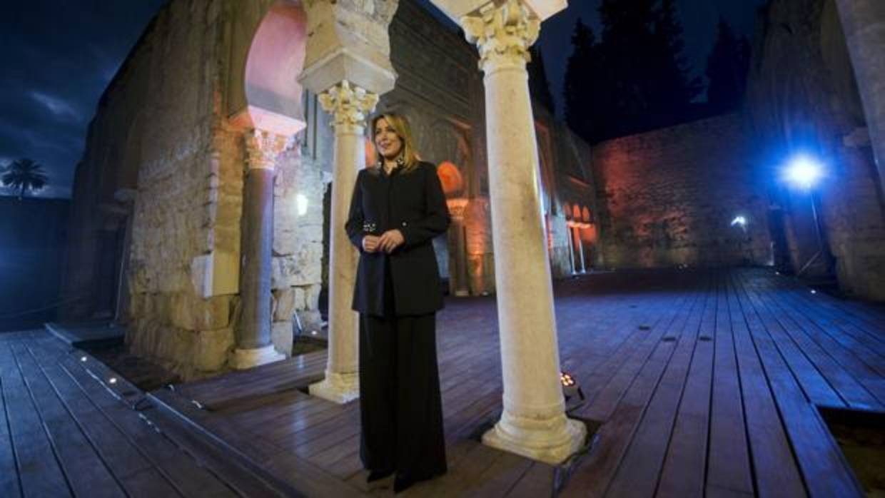 La presidenta de la Junta de Andalucía, en su discurso de fin de año en Medina Azahara