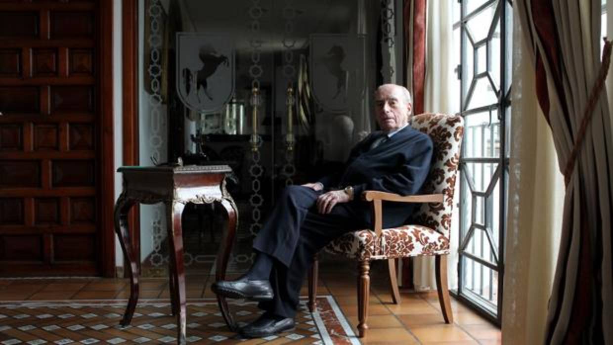 José García Marín, durante una entrevista con ABC en 2012