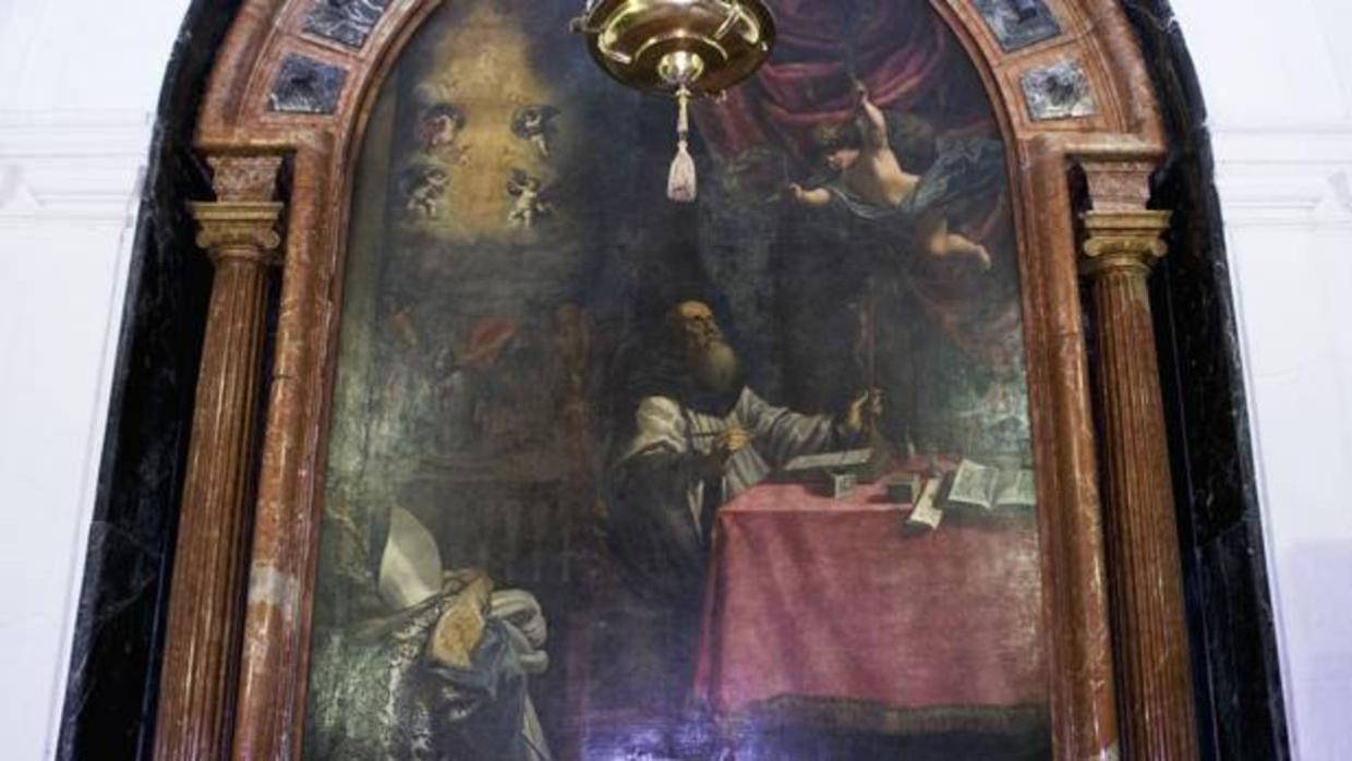 Lienzo de San Eulogio en la Mezquita-Catedral