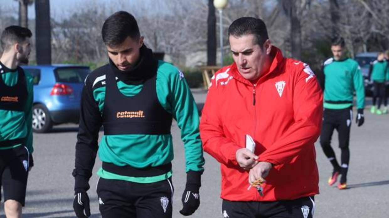 El entrenador del Córdoba CF, José Ramón Sandoval