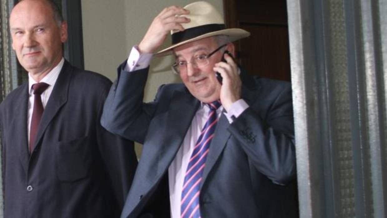 Antonio Fernández, exconsejero de Empleo de la Junta en el juicio del caso ERE