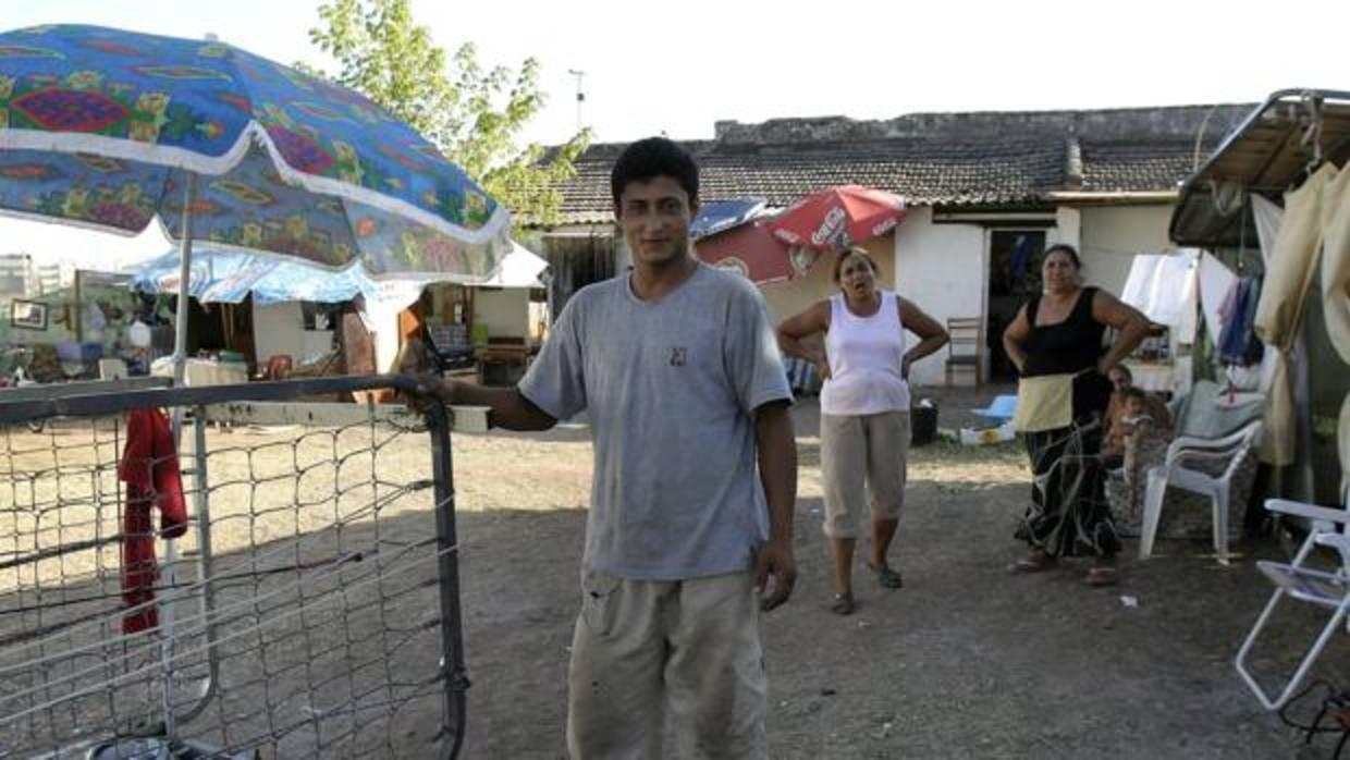 Campamento de rumanos en Córdoba