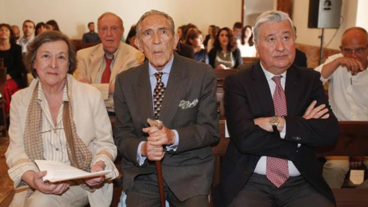 Gala, ayer en el acto de despedida de la decimosexta promoción de la Fundación que lleva su nombre