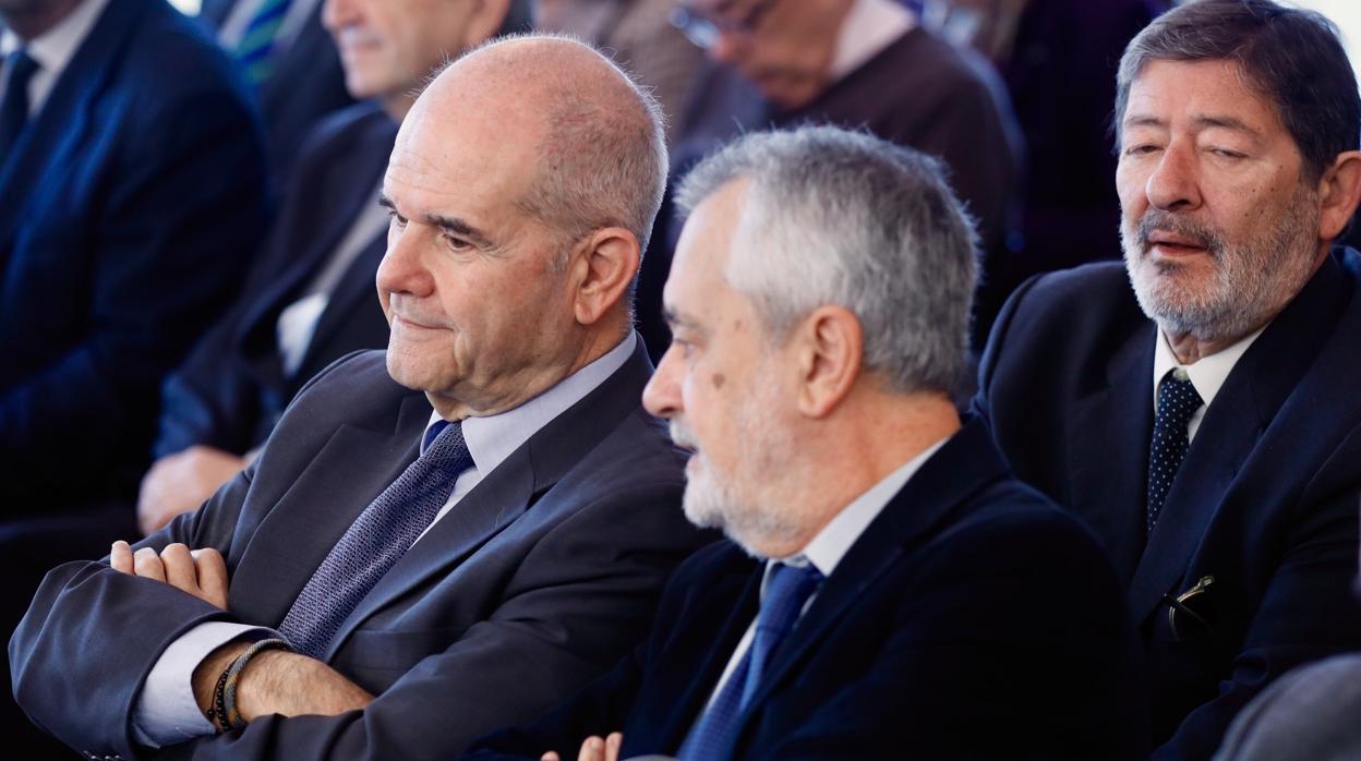 Los expresidentes de la Junta de Andalucía Manuel Chaves y José Antonio Griñán en el juicio