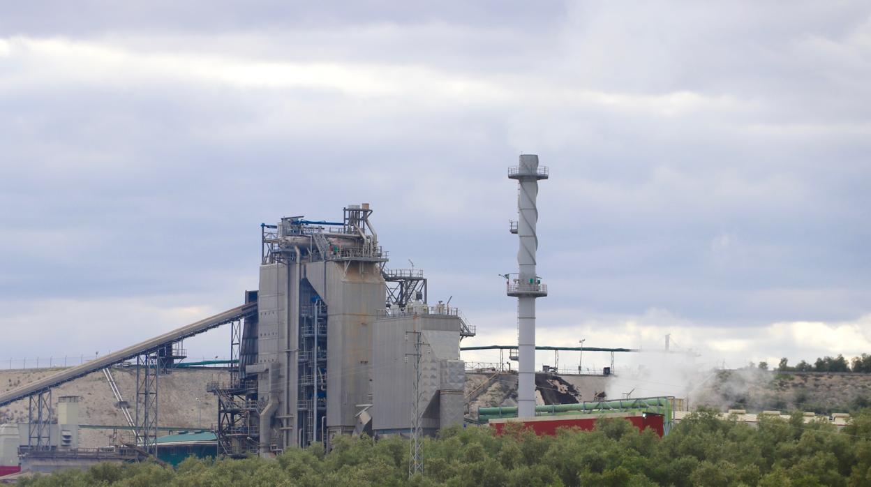 Instalaciones de la empresa Aceites y Energía Santamaría, en Lucena