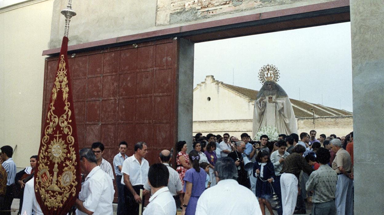 La Virgen de la Merced, en su visita a la cárcel en 1988
