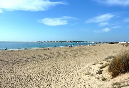 Una de las bellas playas de Sancti Petri (Cádiz)