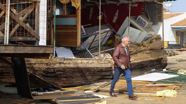 El antes y el después de las playas de Huelva tras el paso de los temporales