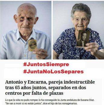 La Junta concede la reagrupación familiar al matrimonio de nonagenarios de Los Pedroches