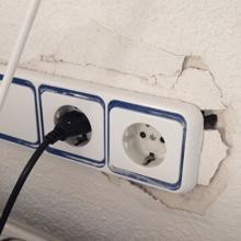 Instalación eléctrica defectuosa