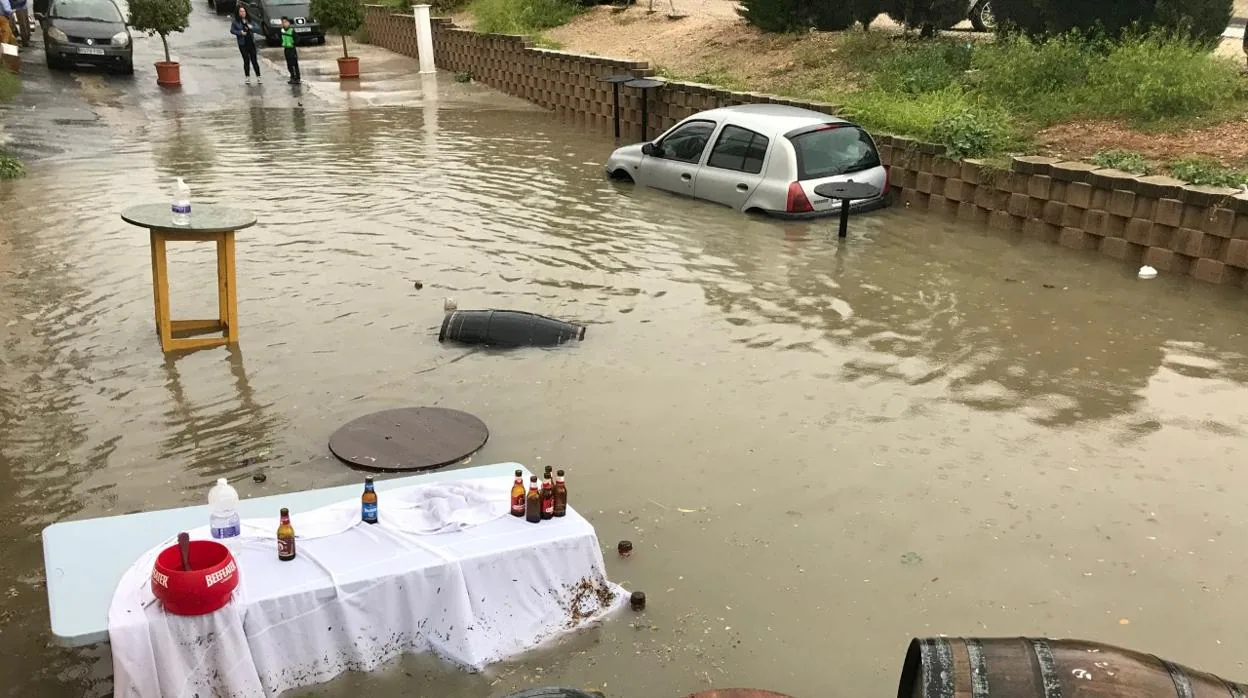 Inundaciones en Lucena el pasado mes de mayo