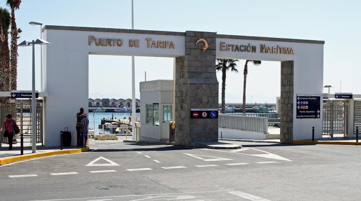 Imagen de la estación marítima del puerto de Tarifa.