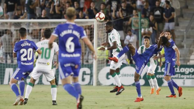 Córdoba CF | Franck Bambock y su agridulce debut siete meses después de llegar al club