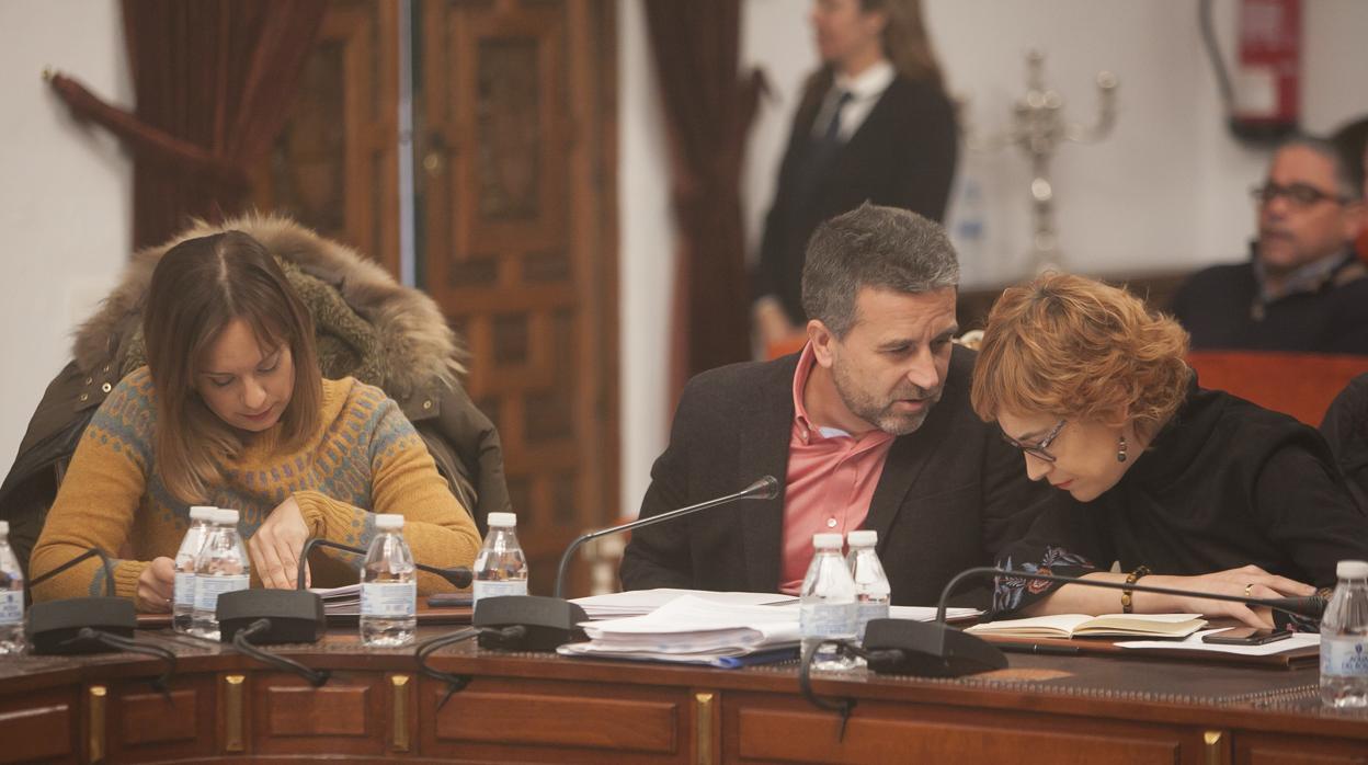 Francisco Ángel Sánchez, en un Pleno de la Diputación de Córdoba