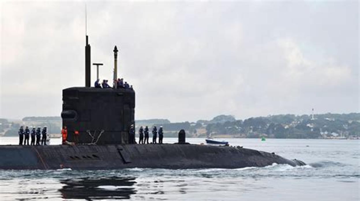 Imagen de la Royal Navy del submario británico HMS Talent.