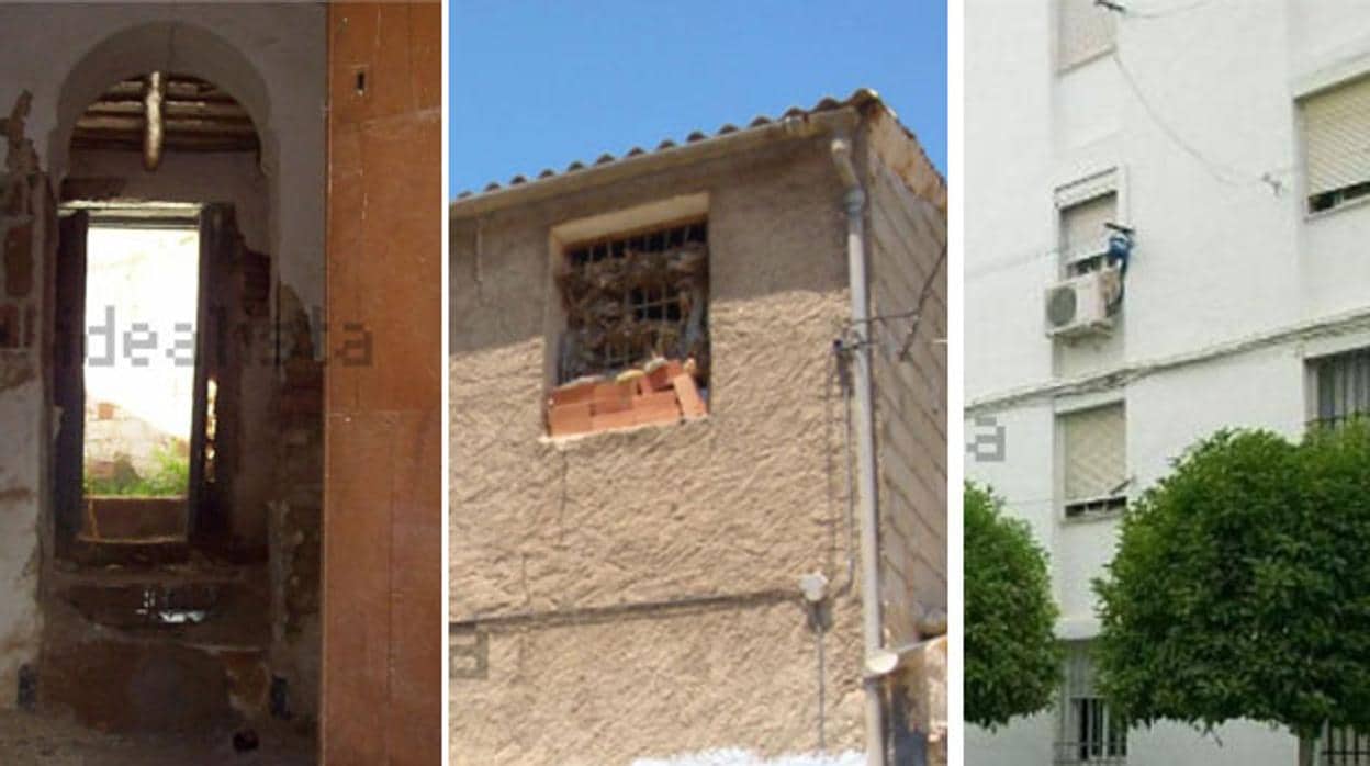 Tres de las propiedades más baratas de Andalucía