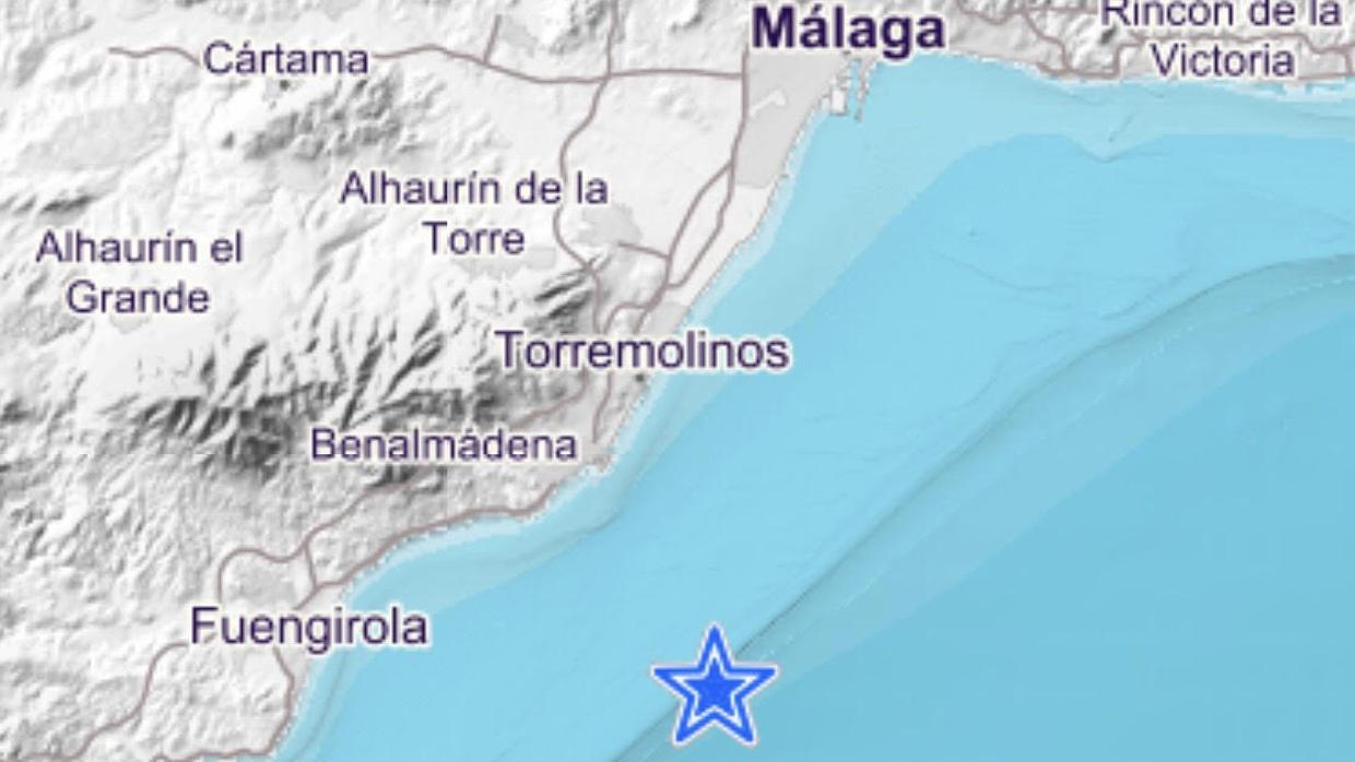 El epicentro del terremoto se encuentra frente a las costas malagueñas