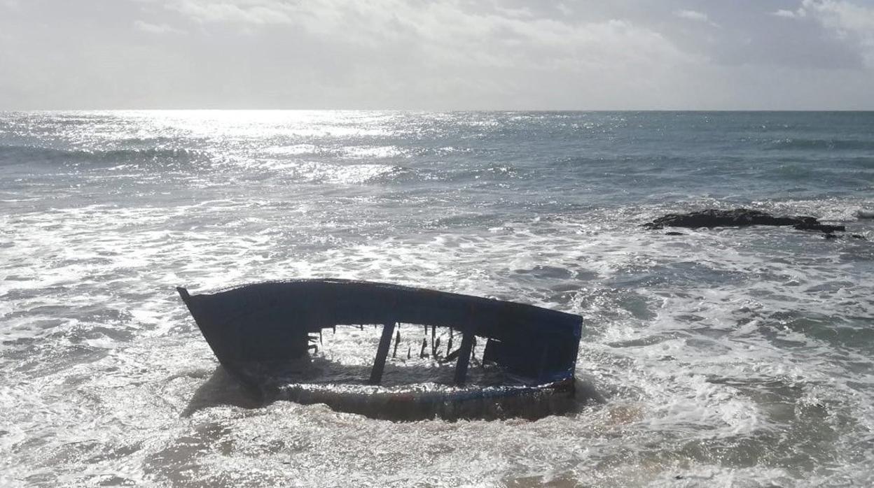 atera en la que viajaban los inmigrantes fallecidos en Caños de Meca