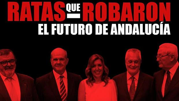 La campaña de «las ratas» del Partido Popular da alas a Susana Díaz antes de las elecciones andaluzas