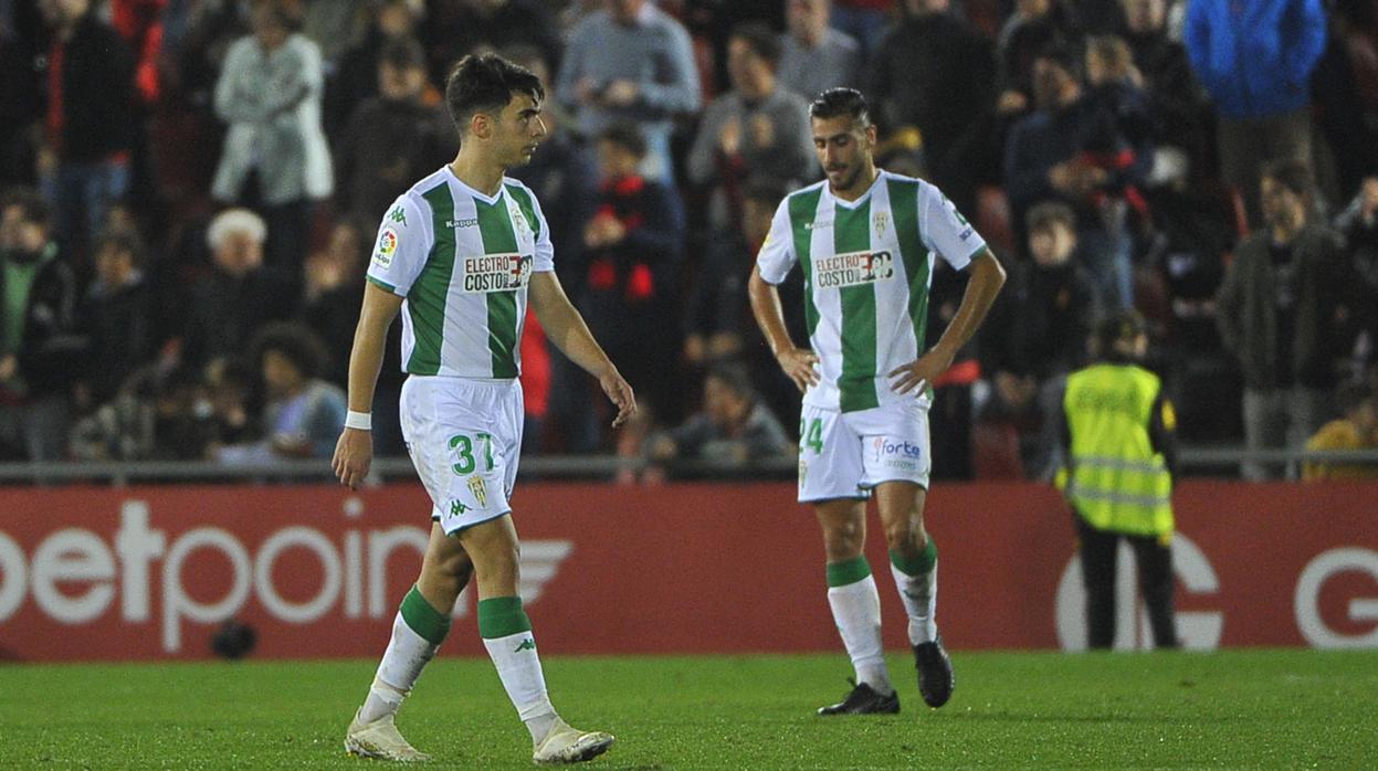 Luis Muñoz se lamenta tras encajar un gol