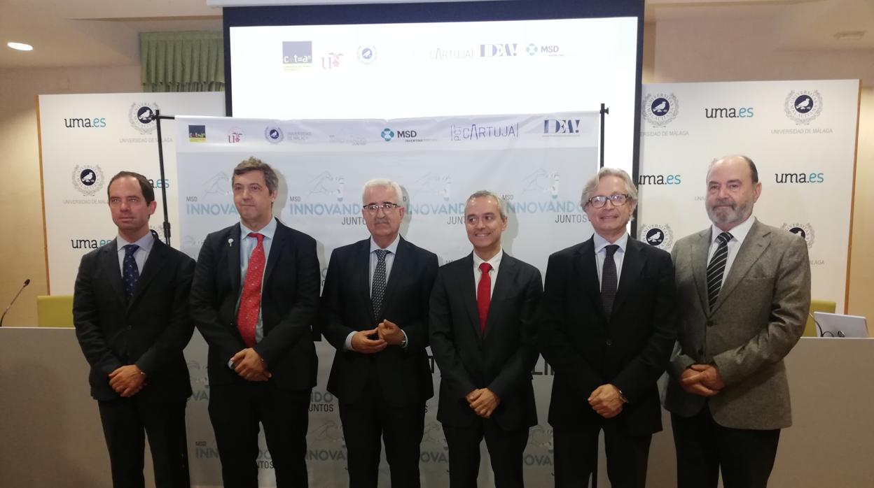 Presentación del proyecto EVAS en el Rectorado de la Universidad de Málaga