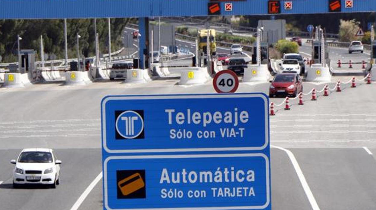 El peaje entre Sevilla y Cádiz