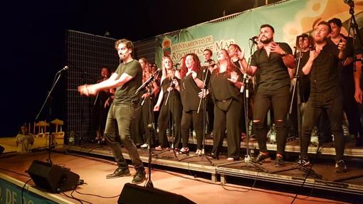 El coro Gospel de Córdoba, durante una actuación