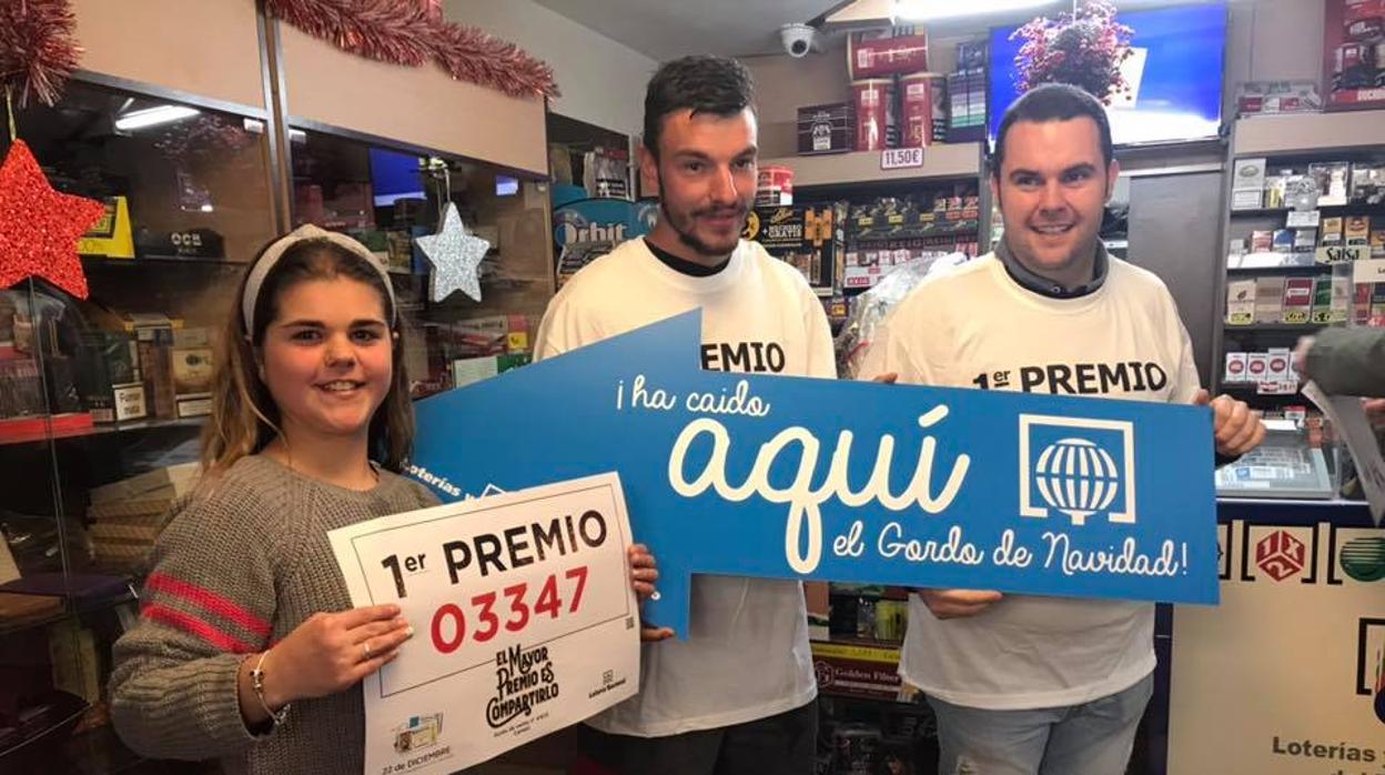 La administración de lotería de Cambil ha vendido una serie del primer premio