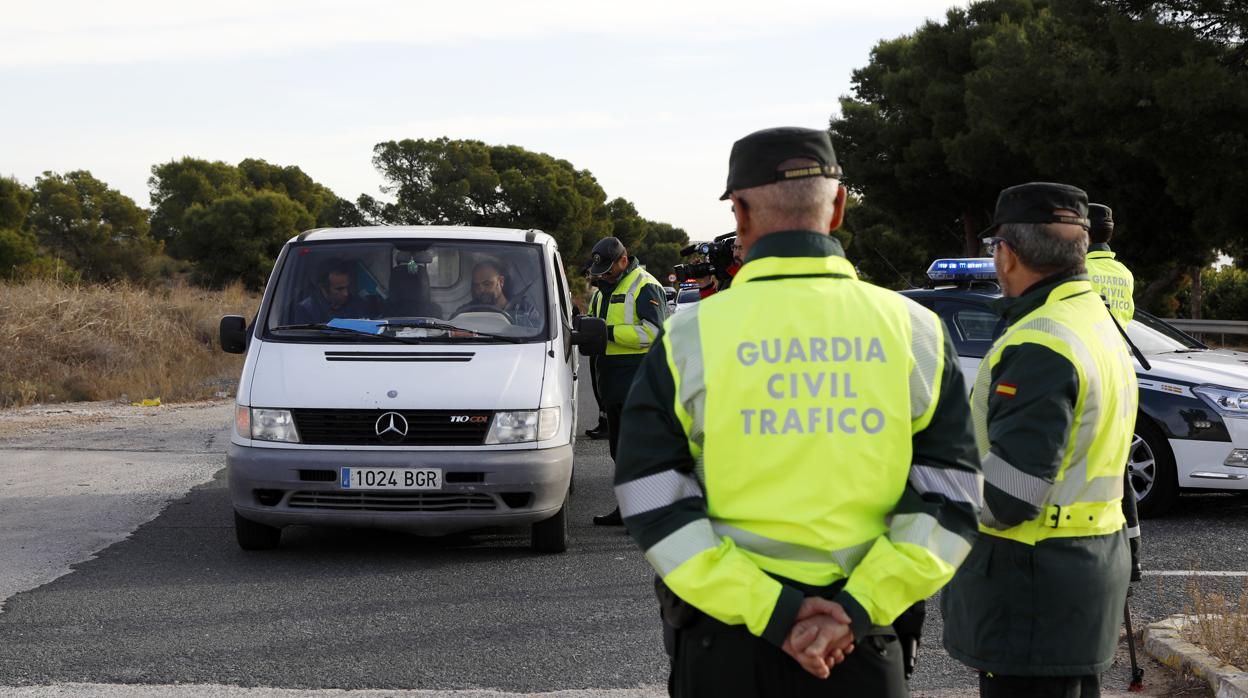 Control de la Guardia Civil de Tráfico